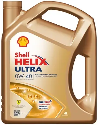 Shell Helix Ultra 0W-40 4 л. SHELL 550065927 (фото 1)