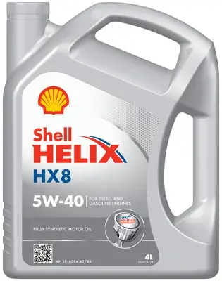 Олива моторна Helix HX8 SAE 5W-40 (Каністра 4л) Повністю синтетична моторна олива - безкомпромісна потужність, очищення та захист. Допомагає продовжити термін служби двигуна, захищаючи його від зносу навіть у найскладніших умовах експлуатац SHELL 550070336 (фото 1)