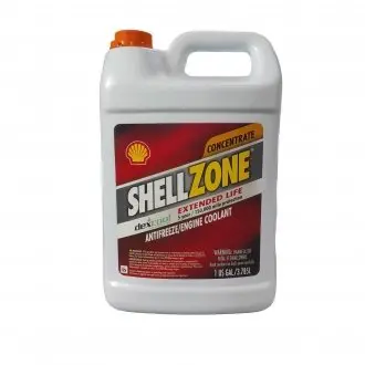 Антифриз SHELLZONE концентрат -80 оранжевый 3.785л SHELL 9404006021