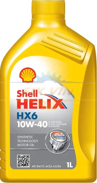 Моторна олива Helix (1L) 10W40 API SN SN+ MB 229.3 RENAULT RN 0700 VW 501.01 VW 505.00 SHELL HELIX HX6 10W40 1L (фото 1)