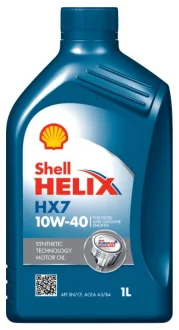Моторна олива Helix (1L) 10W40 API SP ACEA A3 B4 MB 229.3 RENAULT RN 0700 RENAULT RN 0710 VW 501.01 VW 505.00 SHELL HELIX HX7 10W40 1L