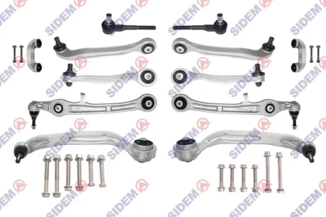 К-кт важелів перед. підвіски Audi A6 04-11 (повний к-кт) SIDEM 37870