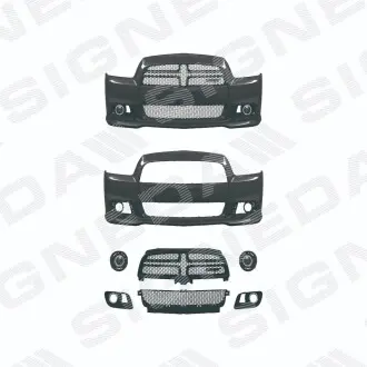 Бампер передній Signeda PDG04192BASET
