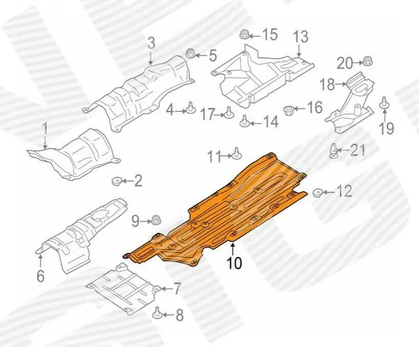 НИЖНЯЯ ЗАЩИТА Signeda PFD99304AL (фото 1)