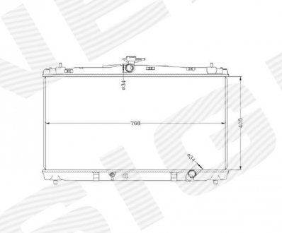 Радіатор Signeda RA37192A