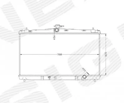 Радіатор Signeda RA37192A