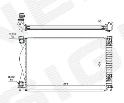 Радіатор Signeda RA60237Q