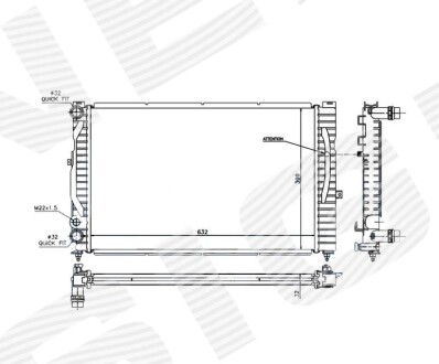 Радіатор Signeda RA60299Q