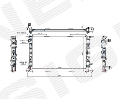 Радіатор Signeda RA60323