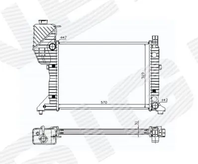 РАДИАТОР Signeda RA62687