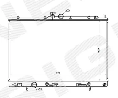 Радіатор Signeda RA62893Q