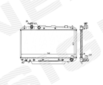 РАДИАТОР Signeda RA64631/64644A