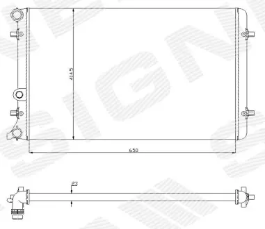 Радіатор Signeda RA65201A