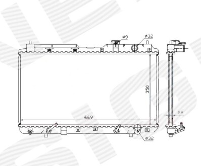 РАДИАТОР Signeda RA681021Q