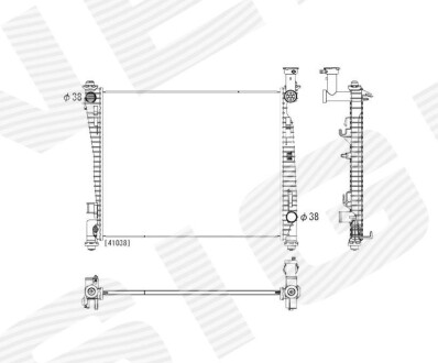 Радіатор Signeda RACR37022Q