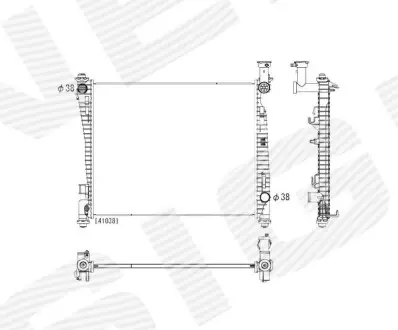 Радіатор Signeda RACR37022Q