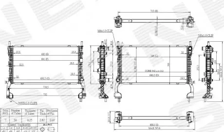 Радіатор Signeda RAFD37162A