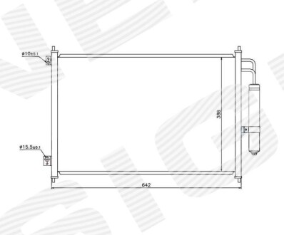 РАДИАТОР КОНДИЦИОНЕРА Signeda RC940121