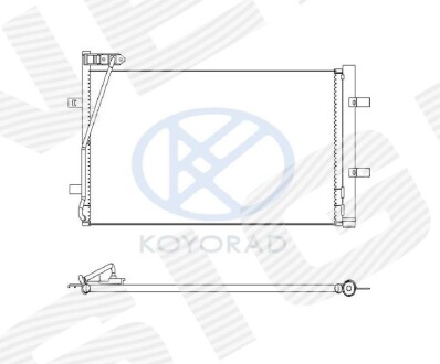 Радіатор кондиціонера Signeda RC940255