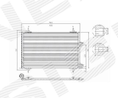 РАДИАТОР КОНДИЦИОНЕРА Signeda RC94570