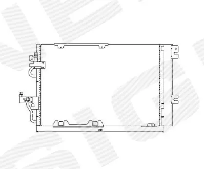 Радіатор кондиціонера Signeda RC94807