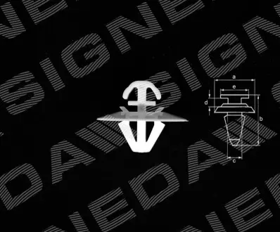 ПЛАСТМАССОВЫЕ КРЕПЛЕНИЯ Signeda T147910