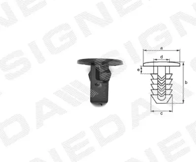 Пластмасові утримувачі Signeda T64410