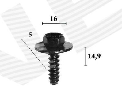 ПЛАСТМАССОВЫЕ КРЕПЛЕНИЯ Signeda T7035110