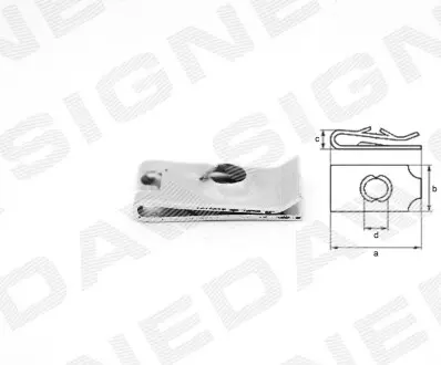 Пластмасові утримувачі Signeda T76310