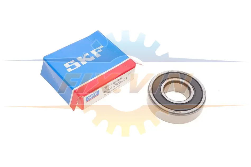 Підшипник кульковий d>30 SKF 6204-2RSH/C3 (фото 1)