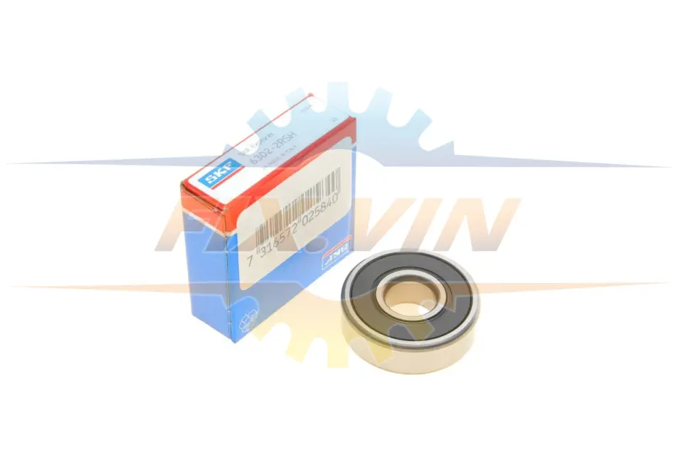 Підшипник кульковий d>30 SKF 6302-2RSH (фото 1)