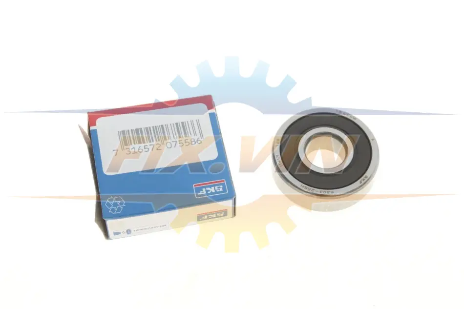Підшипник кульковий d>30 SKF 6303-2RSH (фото 1)
