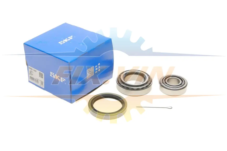 Підшипник ступиці, комплект HYUNDAI/MITSUBISHI H-1/H100/L 200/L 300/L 400 "F "1,6/2,5L "86>> SKF VKBA1369 (фото 1)