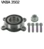 Комплект подшипника ступицы колеса SKF VKBA 3502 (фото 1)