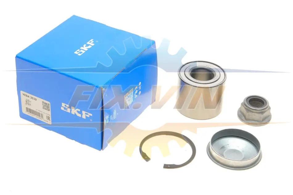 Підшипник ступиці, комплект RENAULT Clio "R "1,2/2,0L "02>> SKF VKBA3639 (фото 1)
