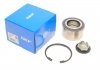 Подшипник ступицы колеса (комплект) передней FORD Tourneo, Transit 1.8i, 1.8d 02- (ABS) SKF VKBA6520 (фото 1)