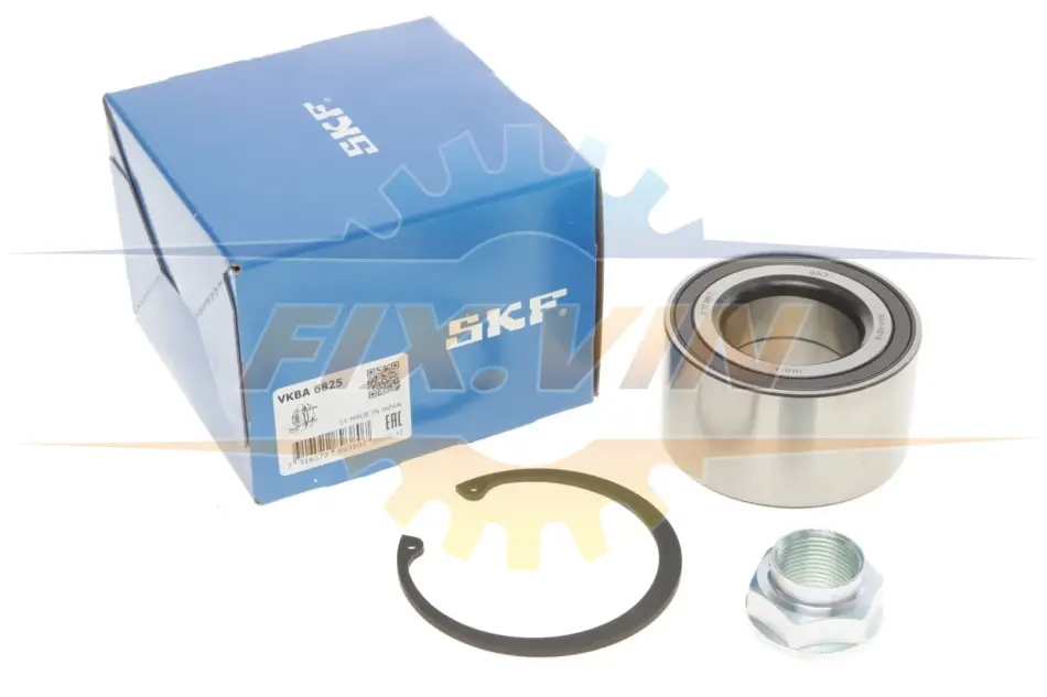 Комплект кулькового підшипника маточини колеса SKF VKBA 6825 (фото 1)