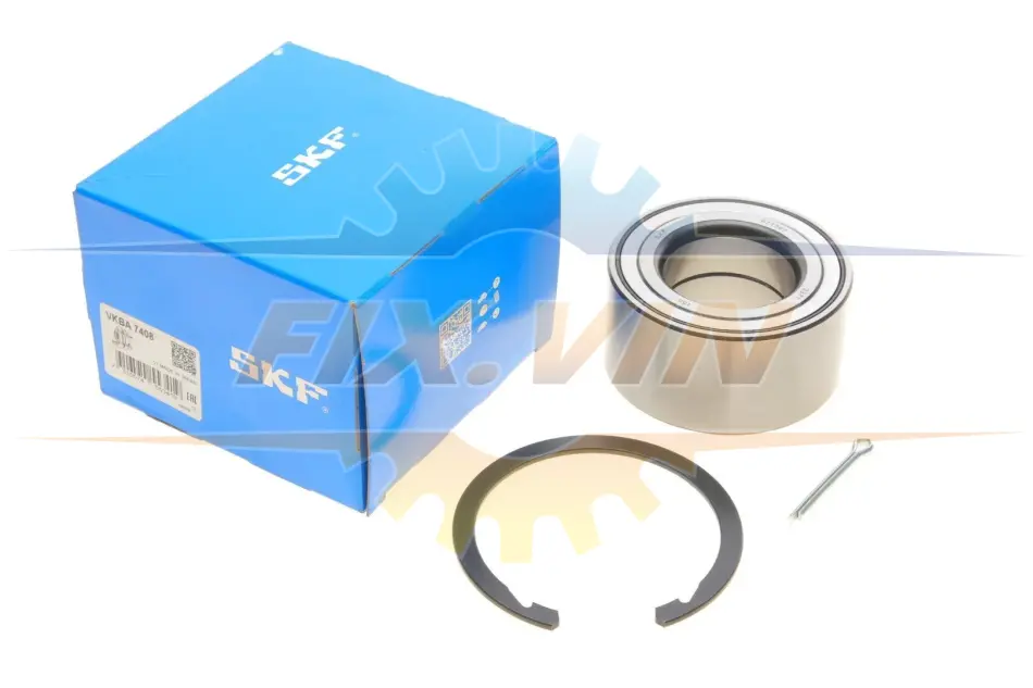 Підшипник ступиці, комплект CITROEN/MITSUBISH/PEUGEOT C4/Lancer/Outlander/4008 "F "1,6/2,4L "06>> SKF VKBA7408 (фото 1)