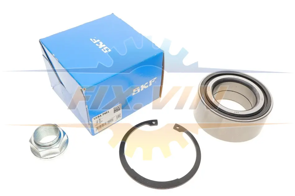 Комплект кулькового підшипника маточини колеса SKF VKBA 7491 (фото 1)