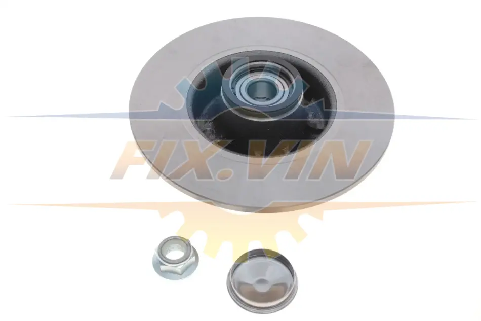 Диск гальмівний (задній) Renault Megane II 03- (240х8) (+ABS) (з підшипником) SKF VKBD 1015 (фото 1)