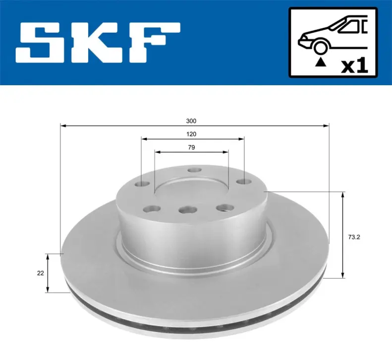 Автодеталь SKF VKBD80060V1 (фото 1)