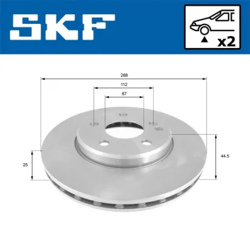 Автодеталь SKF VKBD80062V2
