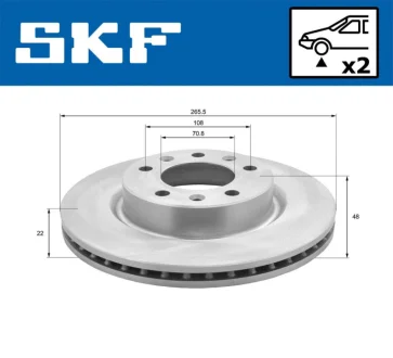 Автодеталь SKF VKBD80113V2