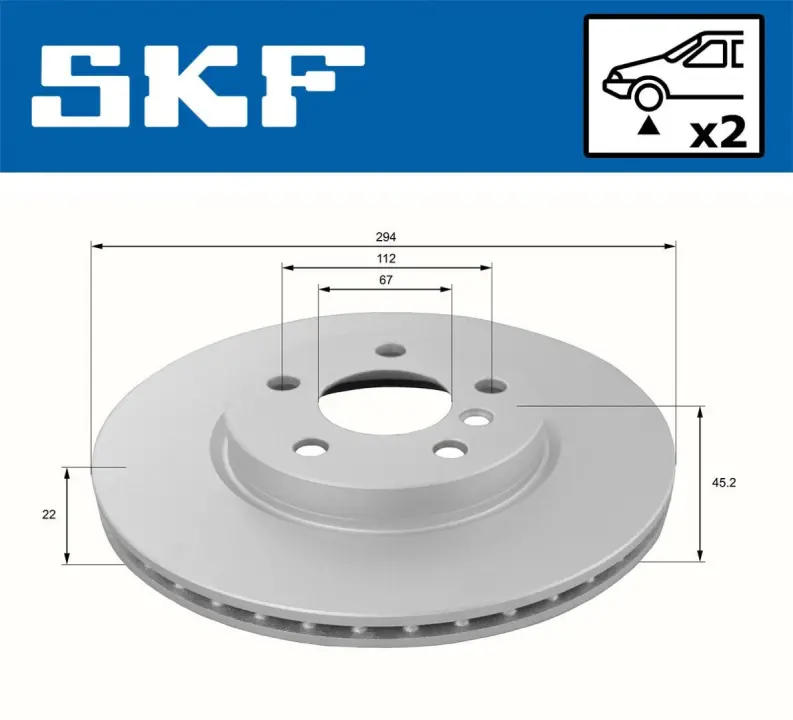 Автодеталь SKF VKBD80154V2 (фото 1)