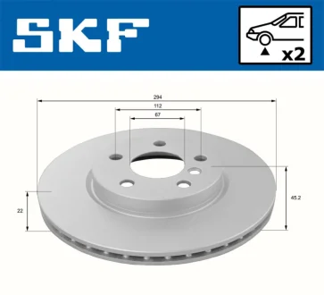 Автодеталь SKF VKBD80154V2