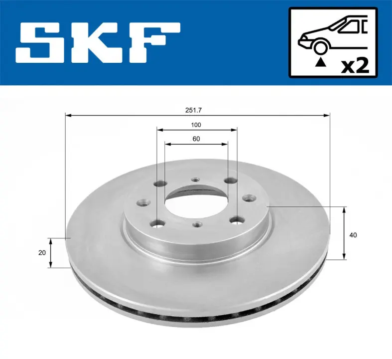 Автодеталь SKF VKBD80167V2 (фото 1)