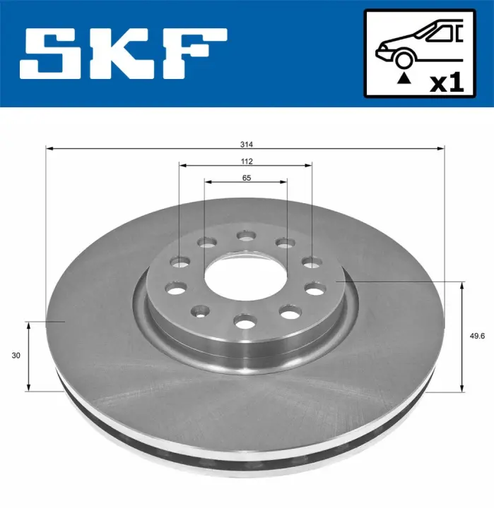 Автодеталь SKF VKBD80171V1 (фото 1)