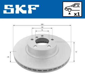 Автодеталь SKF VKBD80179V1