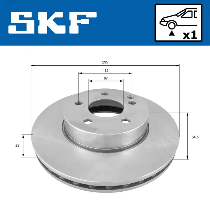 Автодеталь SKF VKBD80181V1 (фото 1)
