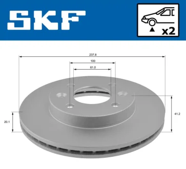 Автодеталь SKF VKBD80195V2